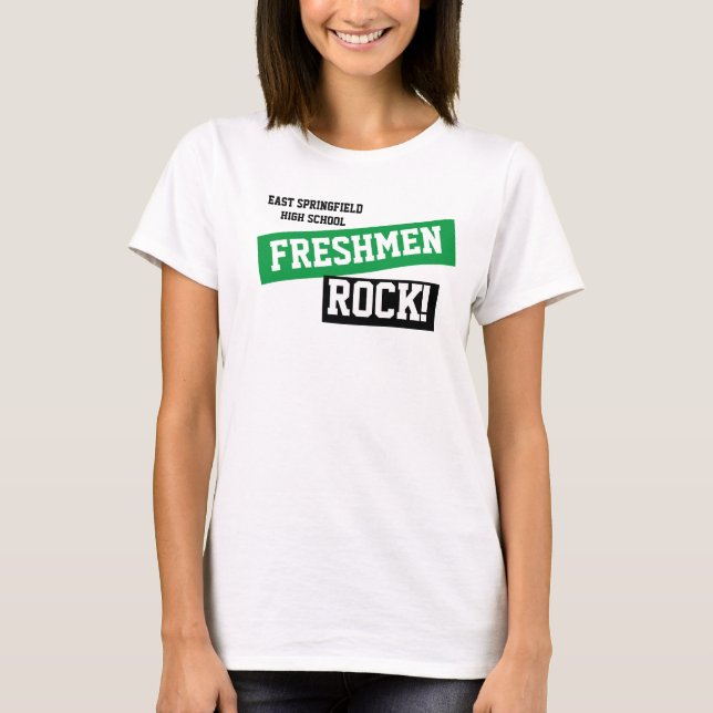 Camiseta Classe de Segundo grau Verde Personalizado  (Frente)
