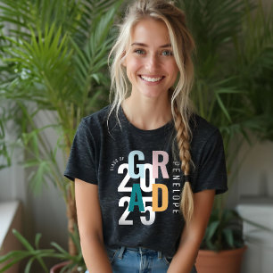 Camiseta Classe de Tipografia Mínima Moderna de Formando de
