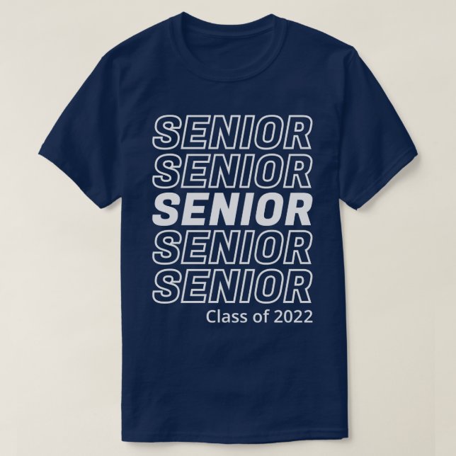 Camiseta Classe do ano de Mais velho V de 2022 (Frente do Design)