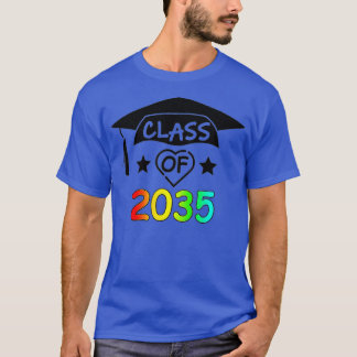 Camiseta Classe Do Jardim De Infância 2035 Pré K Cresce Com