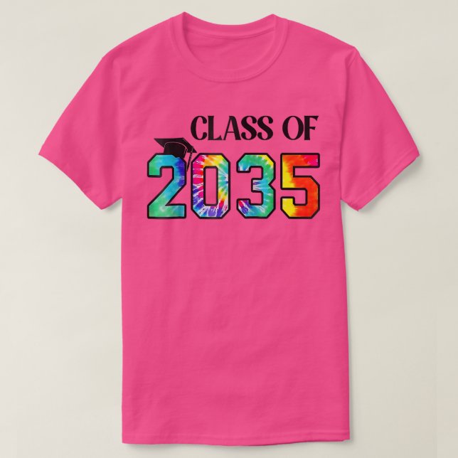 Camiseta Classe Do Jardim De Infância De 2035 Cresce Com A  (Frente do Design)