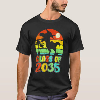 Camiseta Classe Do Jardim De Infância De 2035 Cresce Com A 