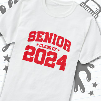 Camiseta Classe do Mais velho de Graduação 2024 para Segund