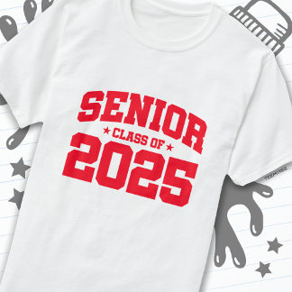 Camiseta Classe do Mais velho de Graduação 2025 para Segund