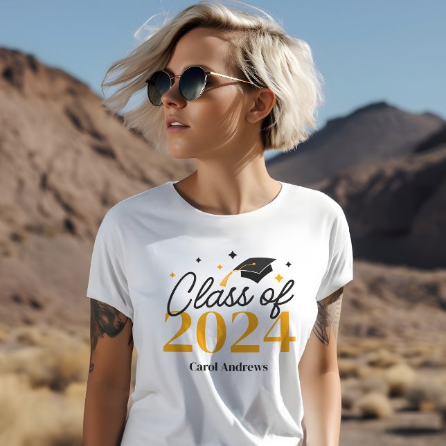 Camiseta Classe Elegante de Formandos de 2024 para Formataç (Criador carregado)