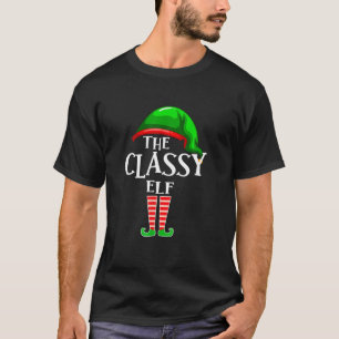 Camiseta Classe Elf Coing Family Engraçado Festa de Natal