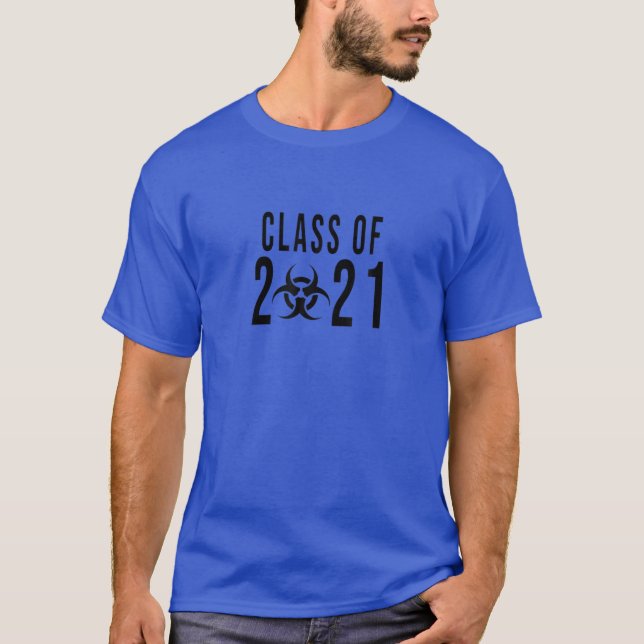 Camiseta Classe Engraçada De Graduação 2021 (Frente)