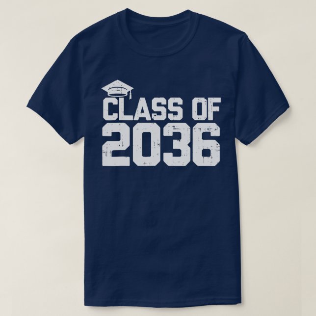 Camiseta Classe Escolar De 2036 Cresce Com O Espaço De Mãos (Frente do Design)