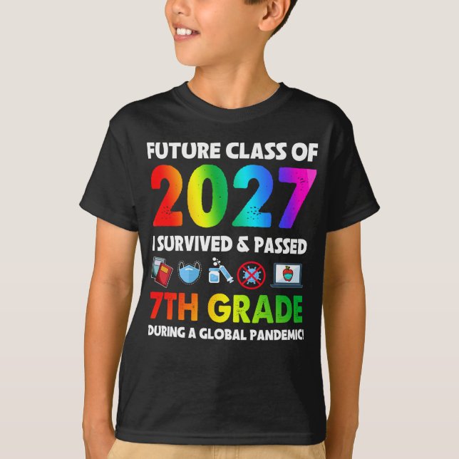 Camiseta Classe Futura Da Equipe Do 7 De 2027 De Volta À Es (Frente)