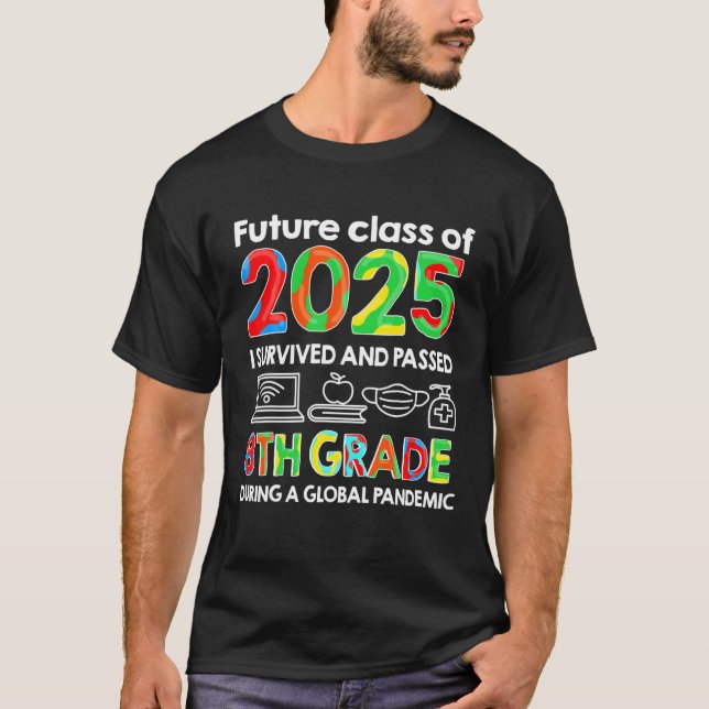 Camiseta Classe Futura De 2025 8.A Graduação 2021 (Frente)