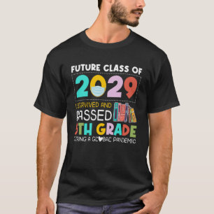 Camiseta Classe Futura De 2029 I Sobreviveu À 5 Grau G