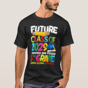 Camiseta Classe Futura De 2029 I Sobreviveu À 5 Grau G