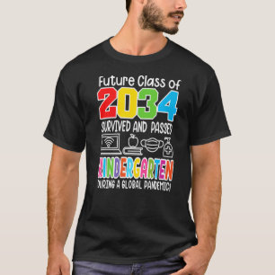 Camiseta Classe Futura De 2034 I Graduação Escolar I Kinder