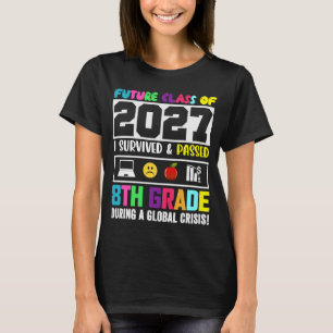 Camiseta Classe Futura De Graduação De Estudantes Do 8º Gra