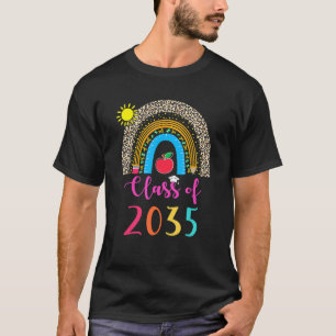 Camiseta Classe Futura De Graduação Pré-Escolar Em 2035 Ant