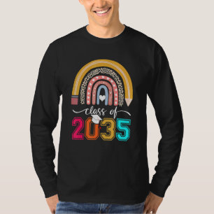 Camiseta Classe Futura De Graduação Pré-Escolar Em 2035 Ant
