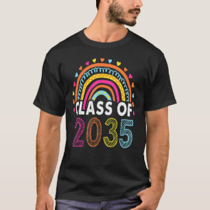 Camiseta Classe Futura De Graduação Pré-Escolar Em 2035 Ant