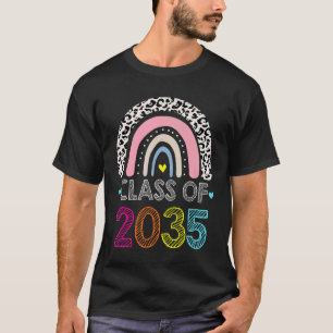 Camiseta Classe Futura De Graduação Pré-Escolar Em 2035 Ant