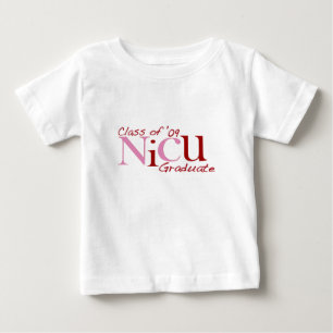 Camiseta Classe graduada de NICU 'de 09 (rosa)