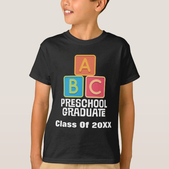 Camiseta Classe graduada do pré-escolar da graduação 2015 (Frente)
