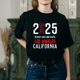Camiseta Classe Moderna Negrito de Graduação de 2025