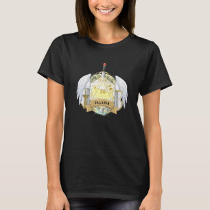 Camiseta Classe Paladin Aliging Dice Dungeon Role Game Mas