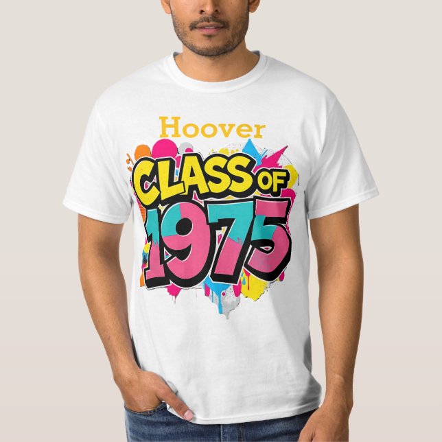 Camiseta Classe Personalizada de 1975 (Frente)