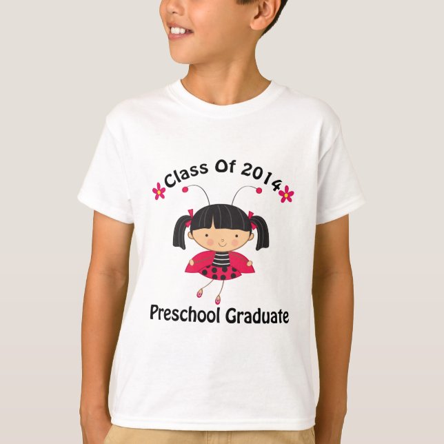 Camiseta Classe pré-escolar da graduação 2014 (joaninha) (Frente)