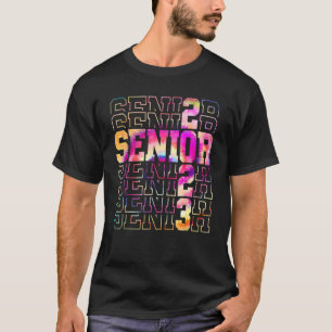 Camiseta Classe Rapariga De Mais velho Tie Dye Graduation M