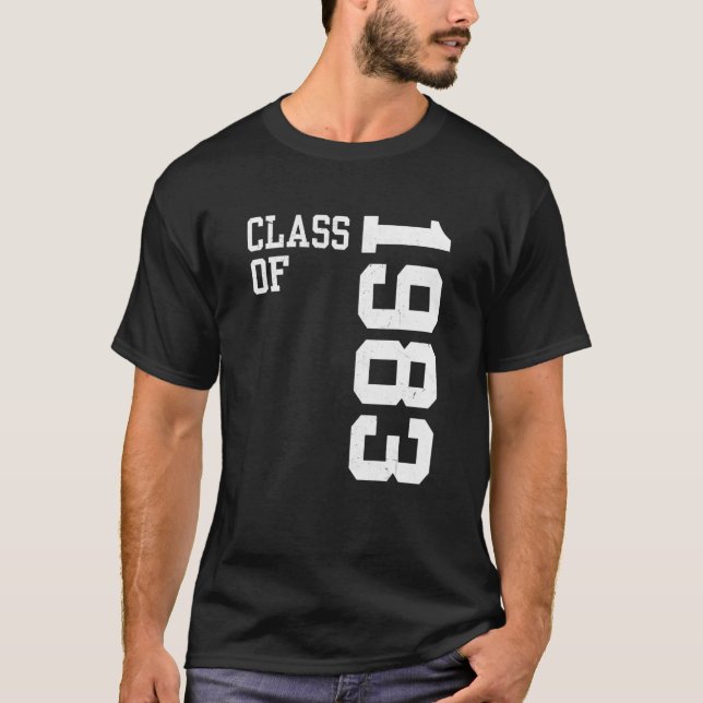 Camiseta Classe Retroativa de 1983 - Reunião do Segundo gra (Frente)