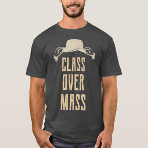 Camiseta Classe Sobre Massa Vintage Cavalheiros Bowler Hat