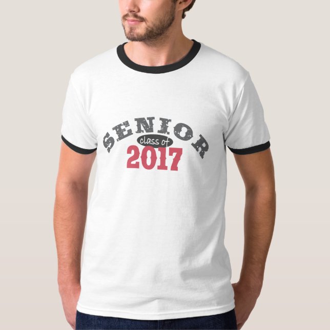 Camiseta Classe superior do vermelho 2017 (Frente)