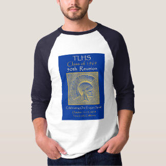 Camiseta Classe TLHS de 1969 Trojan Spirit 50th Reunion