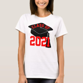 Camiseta Classe Vermelha do Boné Formando de 2024