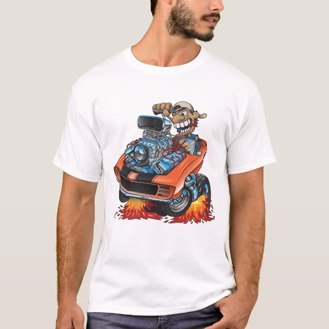 Camiseta Classic 69 Muscle Cartoon (Frente)