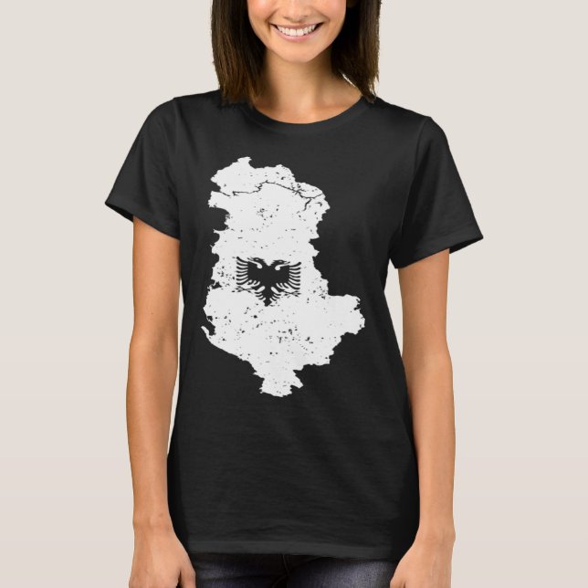 Camiseta Classic Albania Double Head Eagle Shqiponja Albani (Frente)