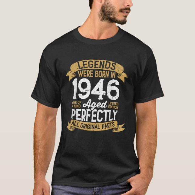Camiseta Classic Bday Engraçado Design para Presente da Edi (Frente)