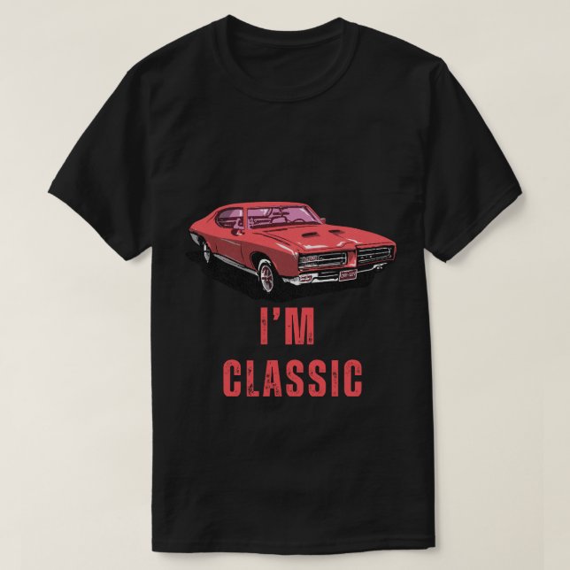 Camiseta classic car (Frente do Design)