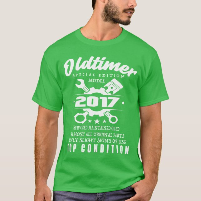 Camiseta Classic Car Special Edition Model 2017 Birthday bo (Frente)