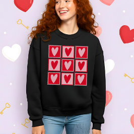 Camiseta Classic Cherry Red Hearts Valentine’s Gift