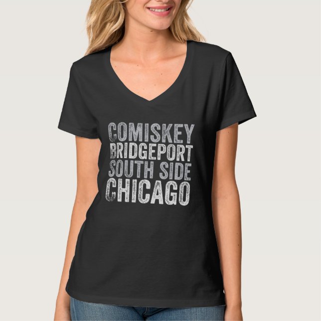 Camiseta Classic Chicago Illinois Baseball Fan Comiskey Ret (Frente)
