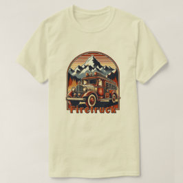 Camiseta Classic Fire Truck & Mountain