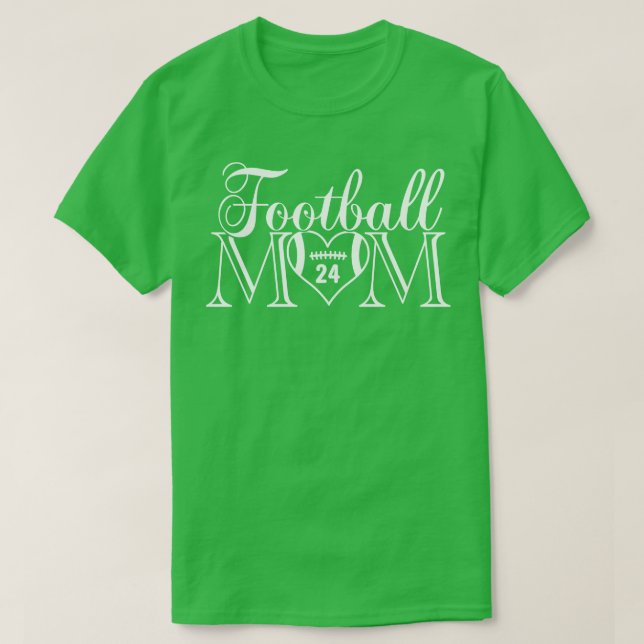 Camiseta Classic Mãe 24 Esse É O Meu Número De Jersey (Frente do Design)