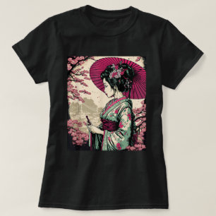Camiseta Classic - Retrato Geisha Japonês
