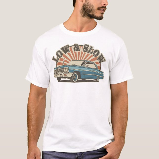 Camiseta Classic Retro american car (Frente)