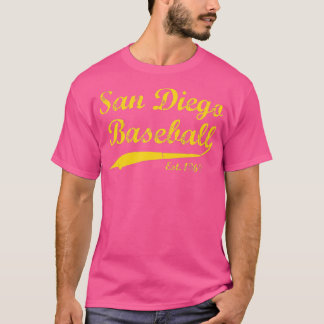 Camiseta Classic San Diego California Baseball Fan Retro Vi