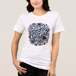 Camiseta Classic Student Life Tee - Espírito Escolar