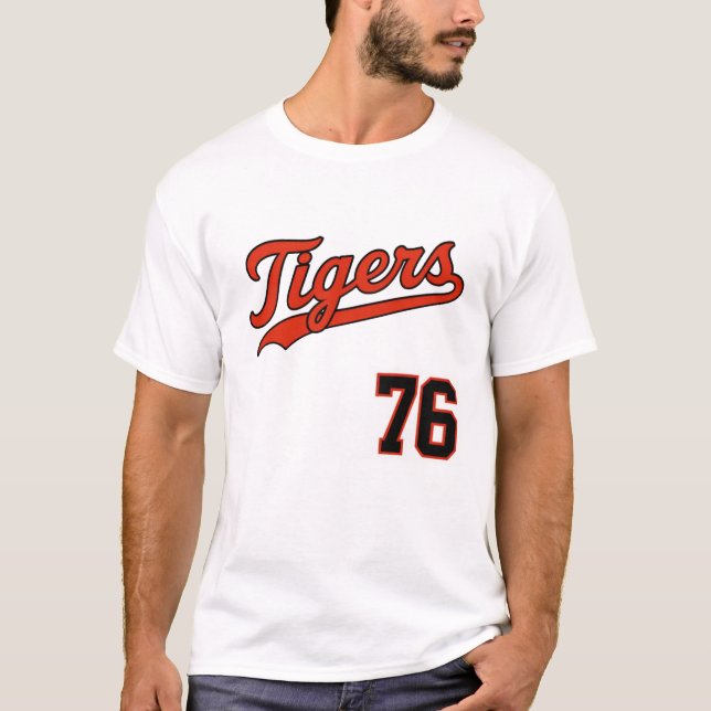 Camiseta Classic Tigers Baseball 76 (Frente)
