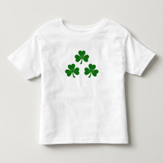 Camiseta Classic Trio of Lucky Green Shamrocks St. Patrick’