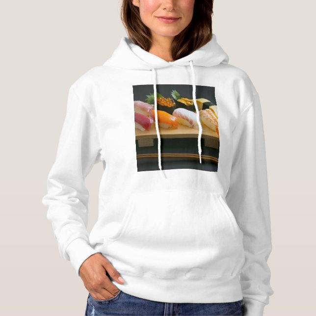 Camiseta Classic Wooden Sushi Set Hoodie (Frente)